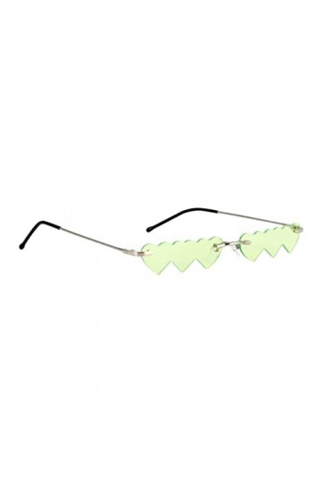 TENDYCOCO 1 Pc Lunettes De Soleil Coeur Lunettes De Soleil Mode Sans Cadre Irrégulières Lunettes De Soleil Bijoux Femme Lunet