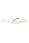 TENDYCOCO 1 Pc Lunettes De Soleil Coeur Lunettes De Soleil Mode Sans Cadre Irrégulières Lunettes De Soleil Bijoux Femme Lunet