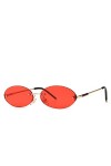 LUOXUEFEI De Soleil Lunettes Lunettes De Soleil Ovales Pour Hommes Lunettes De Soleil Sans Monture Pour Femmes Lunettes De So