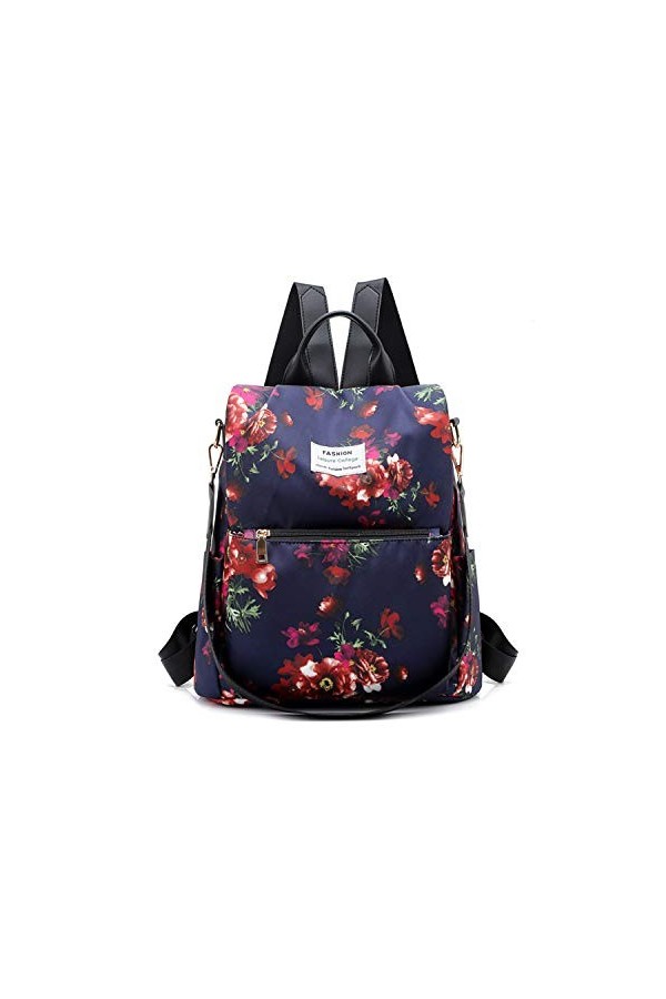 FANDARE Sac à Dos Femme Sac à bandoulière à Main Anti-vol Sacs décole Sacs dépaule 3 en 1 Scolaires Cartables Adolescent Lo