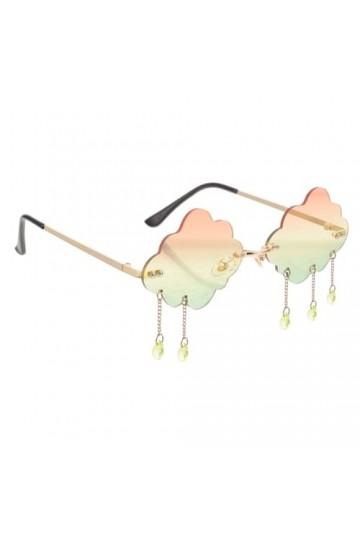 CALLARON 3 Pièces Lunettes De Soleil Goutte De Pluie Sans Monture Lunettes Sans Monture Lunettes De Fête Nuage Lunettes Verre