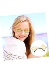 CALLARON 3 Pièces Lunettes De Soleil Goutte De Pluie Sans Monture Lunettes Sans Monture Lunettes De Fête Nuage Lunettes Verre