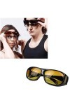 Lunettes de conduite HD vision nocturne polarisées anti-reflets pour homme et femme
