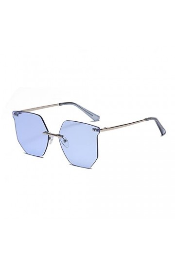 LUOXUEFEI De Soleil Lunettes Lunettes De Soleil Sans Monture Femmes Lunettes De Soleil Irrégulières Sans Cadre Hommes Driving