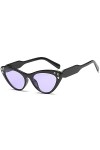 HAOMAO Marque Designer Uv400 Gradient Diamond Cat Eye Lunettes De Soleil pour Femmes 6