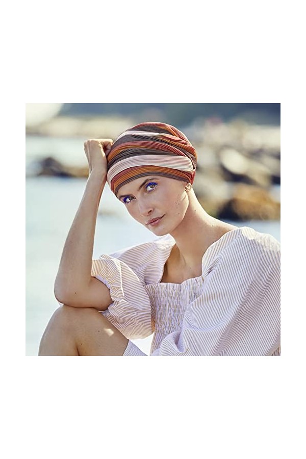 Viva Headwear Turban Viva Luna en Bambou Doux de qualité supérieure, Multicolore, Taille Unique Femme