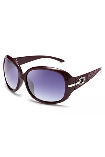 FEISEDY Lunettes de Soleil pour Femmes Surdimensionnées Protection UV400 Classiques Lunettes de Soleil Grande Monture B2592