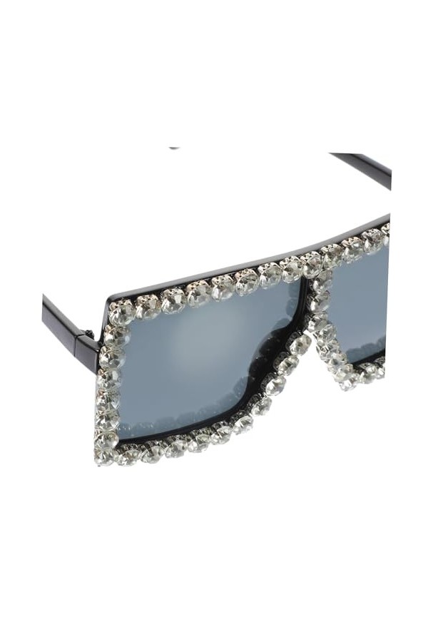 Holibanna 2 Pièces Des Lunettes De Soleil Lunettes Bling Bling Lunettes De Soleil Femme Pour Fête Lunettes De Soleil à La Mod