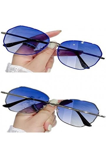 Lunettes de soleil de mode, Lunettes de Soleil Femmes Lunettes de Soleil Pare-Soleil Vintage Lunettes de Polygone irrégulière