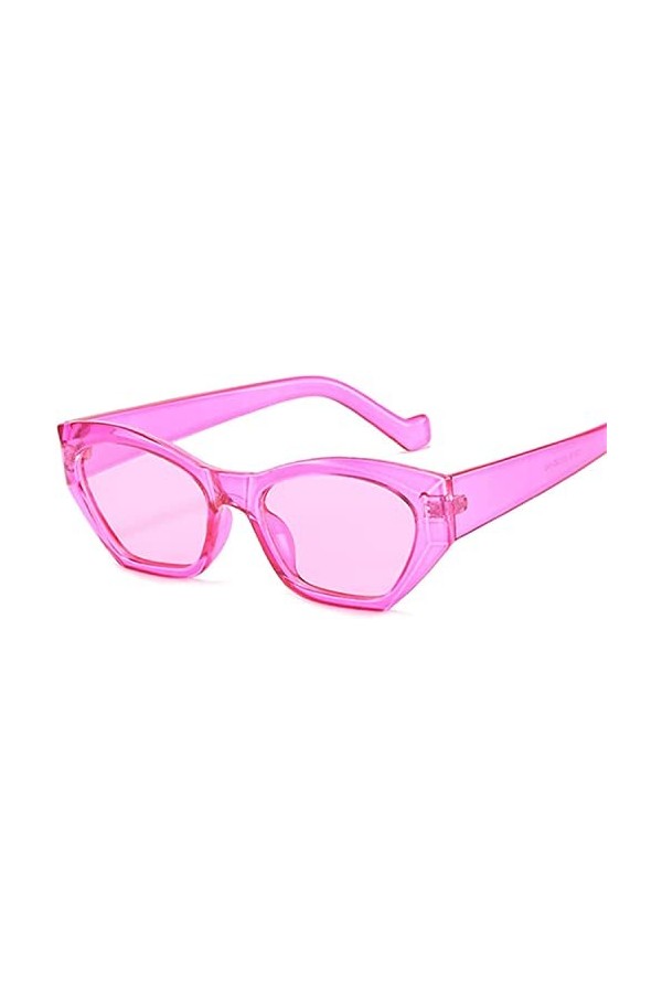 UYUME Lunettes de Soleil de Mode, Lunettes de Soleil Oeil de Chat Femme Petite Monture Lunettes de Soleil Femme Bonbons Coule