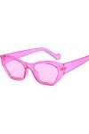 UYUME Lunettes de Soleil de Mode, Lunettes de Soleil Oeil de Chat Femme Petite Monture Lunettes de Soleil Femme Bonbons Coule
