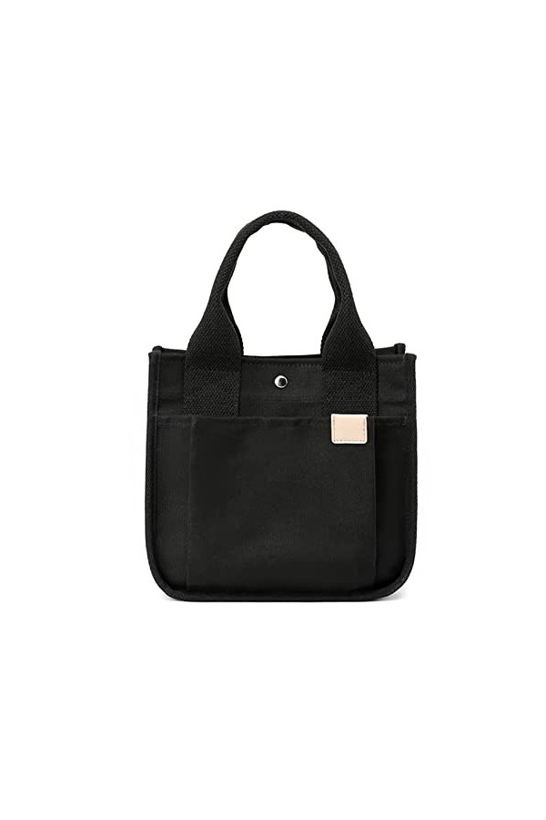 FANDARE Sac à Main en Toile Femme Occasionnel Multifonctionnel de Mode Sacs De Plage Sac Fourre Cabas Femme pour Travail Voya