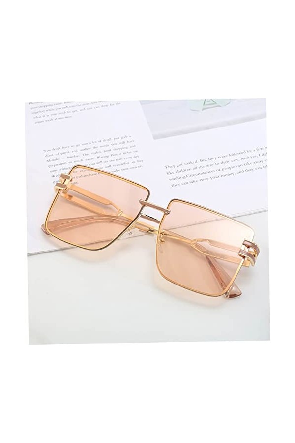 INOOMP Lunettes De Soleil Plat Lunettes De Soleil De Mode Lunettes Pour Femmes Lunettes De Soleil Pour Hommes Femmes Lunettes