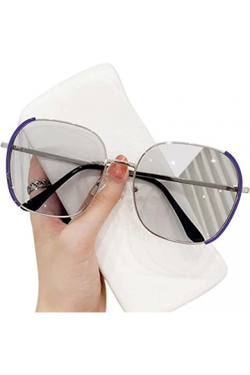 UYUME Lunettes de Soleil de Mode, Lunettes de Soleil Ovales for Hommes et Femmes Lunettes Unisexes résistantes personnalisées