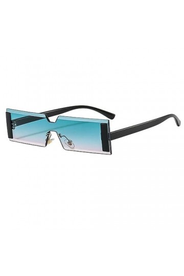MUTYNE Mode Rectangle Lunettes De Soleil Femmes Une Pièce Sans Monture Lunettes De Soleil Femme Vintage Carré Lunettes Hommes