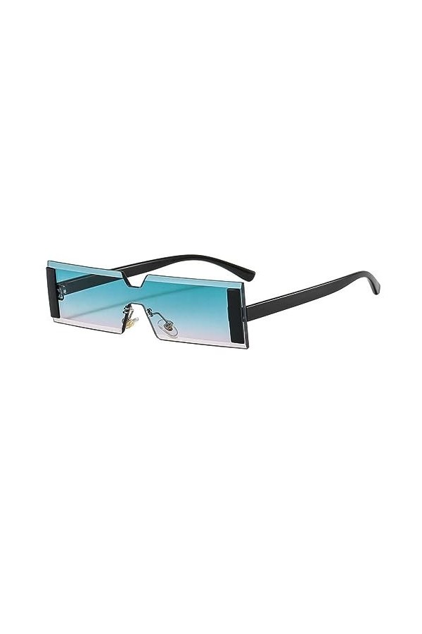 MUTYNE Mode Rectangle Lunettes De Soleil Femmes Une Pièce Sans Monture Lunettes De Soleil Femme Vintage Carré Lunettes Hommes