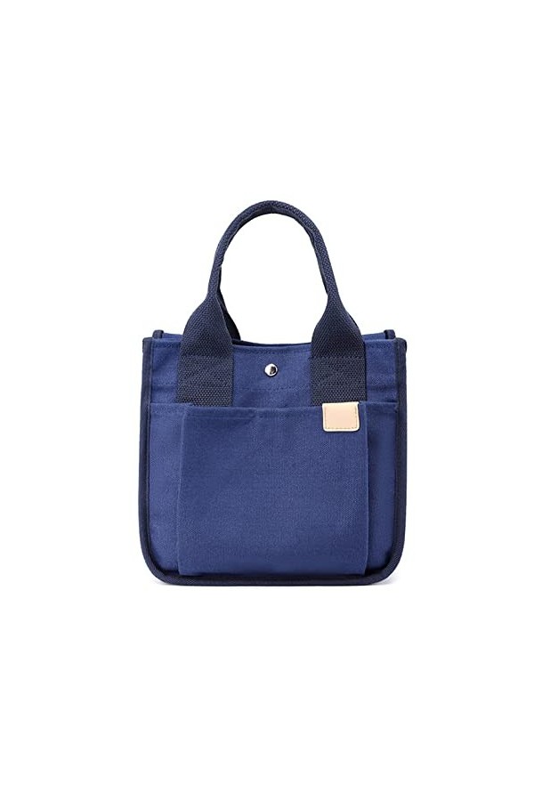 FANDARE Sac à Main en Toile Femme Occasionnel Multifonctionnel de Mode Sacs De Plage Sac Fourre Cabas Femme pour Travail Voya