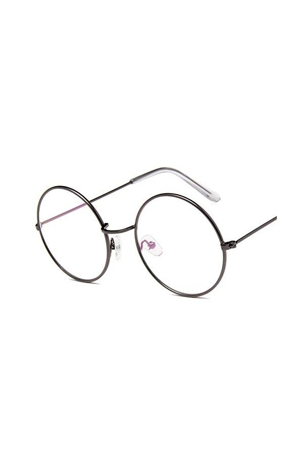 YIERJIU Lunettes Classique Petit Cadre Lunettes de Soleil Rondes Femmes/Hommes Marque Designer Alliage Miroir Lunettes de Sol