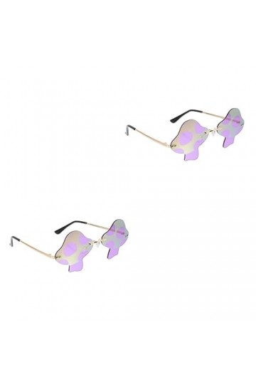 SOIMISS 2 Pièces Lunettes De Soleil Dhalloween Lunettes Pour Femmes Lunettes Cool En Forme De Lunettes De Mode Pour Femmes T