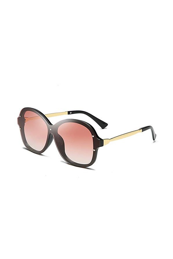 YUANCHENG Lunettes de soleil femmes Big Frame Vintage Eyewear UV400 4