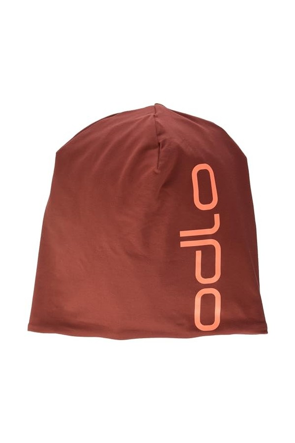 Odlo Réversible Bonnet, Orange, Taille Unique Mixte