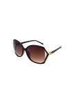 SQUAD Lunettes de soleil pour femme - Grande taille - Protection 100% UV400, 3ew981c3 marron. Doré