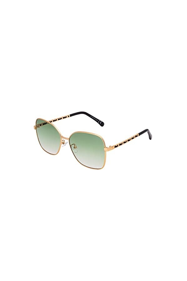 SQUAD Lunettes de soleil Pour femme Fille Adulte Métal Carré Catégorie UV1 Pour la conduite Voyage