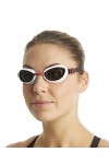 Speedo Aquapure Lunettes de natation Femme, Blanc/Bleu, Taille Unique