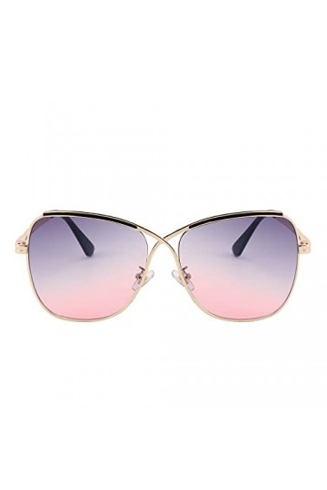 FEISEDY Classique Lunette de Soleil pour Femme e Homme Surdimensionnées Protection UV400 Mode Lunette de Soleil B2738