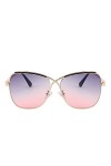 FEISEDY Classique Lunette de Soleil pour Femme e Homme Surdimensionnées Protection UV400 Mode Lunette de Soleil B2738