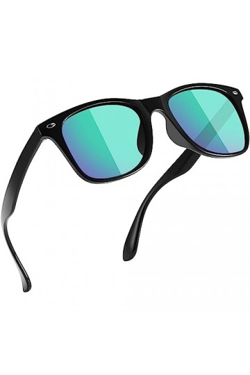 Dollger Lunettes de soleil polarisées TR90 Frame Lunettes de soleil légères pour hommes Femmes Protection UV Style vintage