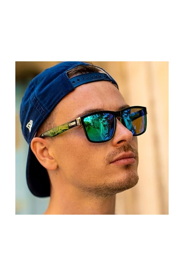 DUBERY Lunettes de soleil polarisées pour homme - Pour lextérieur - Pour la pêche - Vert