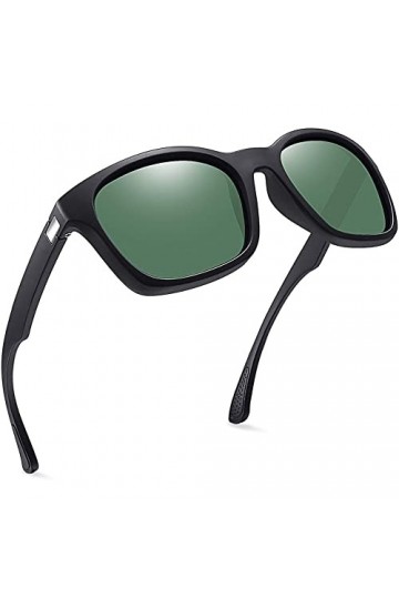 Joopin Lunette de Soleil Homme Polarisée Vintage et Lunette de Soleil UV400 Olive Vert pour Conduite et Voyage