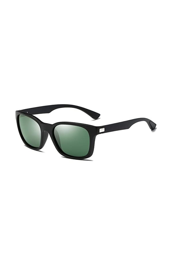 Joopin Lunette de Soleil Homme Polarisée Vintage et Lunette de Soleil UV400 Olive Vert pour Conduite et Voyage