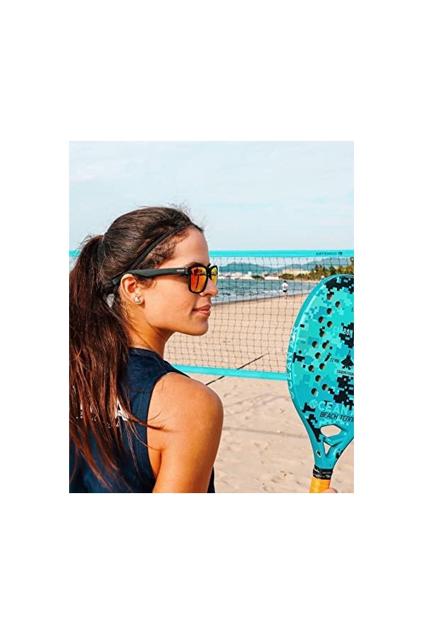 DUBERY D518 Lunettes de soleil polarisées pour homme Orange, Orange