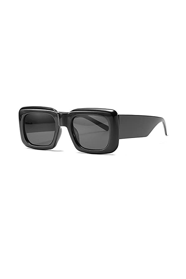 Lunette De Soleil Homme Femme Vintage Lunettes De Soleil Carrées Femmes Noir Rouge Nuances Plat Haut Mode Femme Lunettes De S