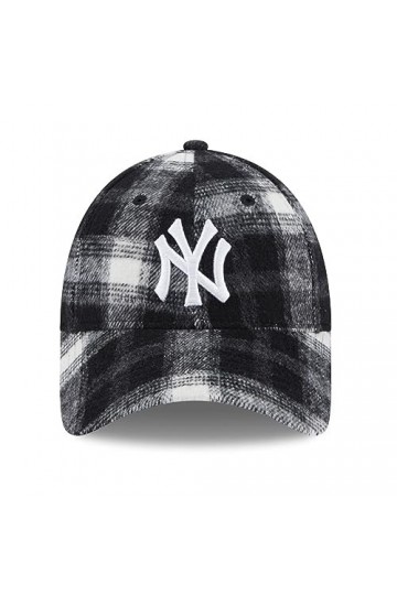 New Era 9Forty Femme Cap - Plaid New York Yankees Noir