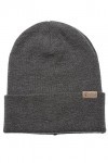 KNITAS Bonnet dhiver double couche en laine mérinos - Super doux et chaud - Pour homme et jeune - Couleur : gris - Taille un