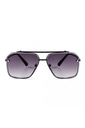 ADE WU lunettes de soleil pour hommes femmes Classic Eyewear Lady Square Metal Frame with Enhanced lenses