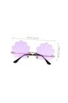 Sosoport 2 Pcs Enfants Coquillage Lunettes De Soleil Coquille Lunettes Coquille En Forme De Lunettes Coquillage Lunettes De S