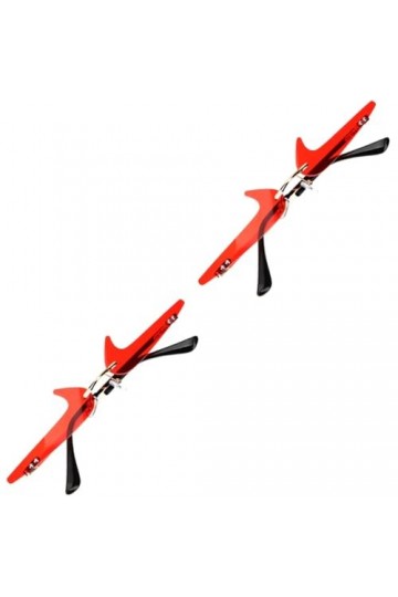 Gadpiparty 2 Pièces Lunettes Drôles Lunettes De Soleil Pour Femmes Robe De Soirée Lunettes De Soleil Lunettes Sans Monture En