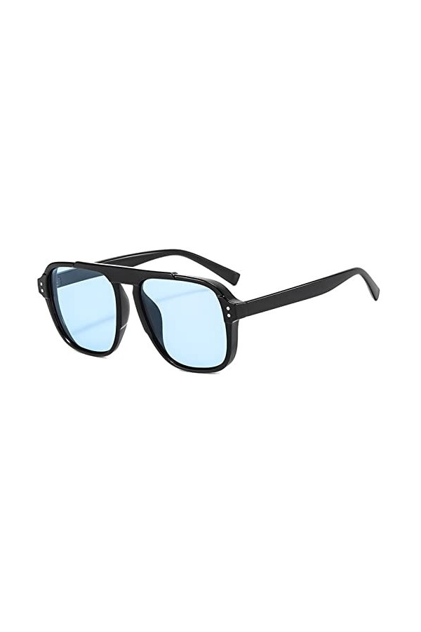 Lunettes de Soleil de Vacances en Plein air à Grand Cadre for Hommes et Femmes, Lunettes de Soleil UV400 Tendance for Banlieu