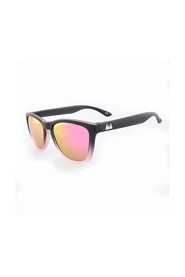 sunglasses restorer Isora Lunettes de soleil polarisées pour homme et femme, verres polarisés dégradés, verres rose polarisé