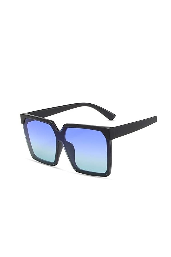 Lunettes de soleil rétro à grande monture for hommes et femmes, for vacances en plein air, plage, conduite, tendance, Shoppin