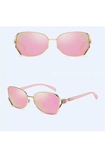 MAJUN Lunettes de Soleil de Femme Mode Sauvage, Conduite Lunettes Shades for Dames, Lunettes de Soleil à Monture polarisants 