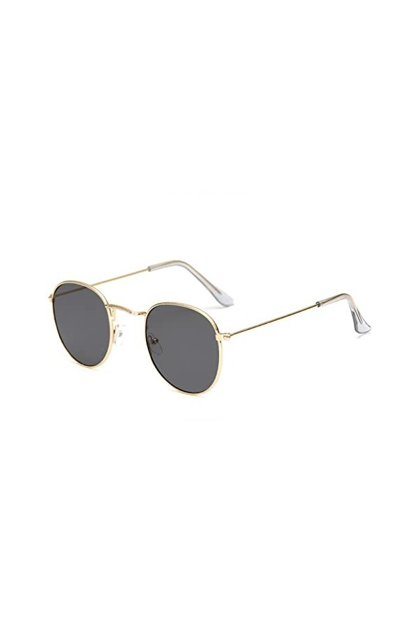 SARGE Célèbre Marque Lunettes de Soleil Femmes rétro Rond Lunettes de Soleil Hommes Vintage Luxe Petit Cadre Miroir Lunettes