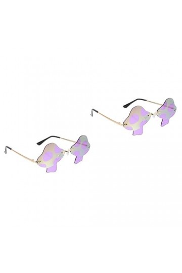 GALPADA 2 Pièces Lunettes Pour Les Yeux Lunettes De Festivals Lunettes De Soleil Pour Femmes Lunettes De Soleil Femme Tendanc