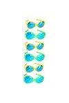 ABOOFAN 6 Pcs Lunettes Drôles Décor Lunettes De Soleil En Plastique Lunettes De Soleil De Mode Nouveauté Lunettes De Fête Lun