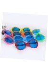 ABOOFAN 6 Pcs Lunettes Drôles Décor Lunettes De Soleil En Plastique Lunettes De Soleil De Mode Nouveauté Lunettes De Fête Lun
