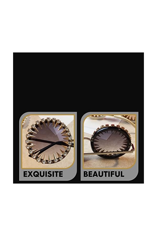 minkissy 1 Jeu Des Lunettes De Soleil Lunettes De Soleil En Cristal Lunettes De Soleil Fantaisie Lunettes De Fête Lunettes De